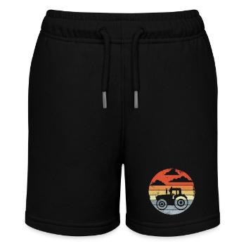 Vintage Trecker - Stanley/Stella Teenager Bio-Joggingshorts MINI BOLTER - Schwarz - Vorne