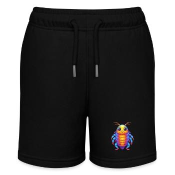 Seelaus buntes Kawaii Cartoon Meerestier - Stanley/Stella Teenager Bio-Joggingshorts MINI BOLTER - Schwarz - Vorne