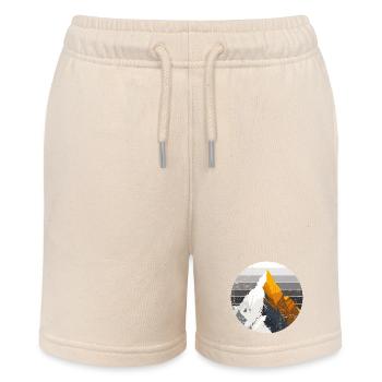 Gradient Peak Summit - Stanley/Stella MINI BOLTER Organic Teen Jogging Shorts - soft Ecru - Front