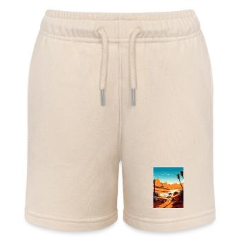 Sahara Désert Afrique Voyage Affiche Souvenir WPA - Short bio MINI BOLTER Stanley/Stella Ado - écru doux - Devant