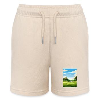 Affiche de voyage souvenir du club de golf Olympi Fields - Short bio MINI BOLTER Stanley/Stella Ado - écru doux - Devant