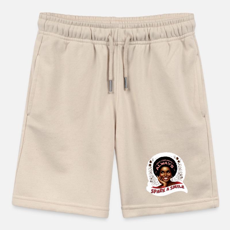 SPARK A SMILE Stanley/Stella MINI BOLTER Organic Teen Jogging Shorts