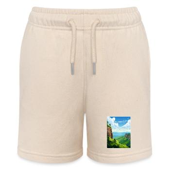 Elbsandsteingebirge Deutschland Reiseposter WPA - Stanley/Stella Teenager Bio-Joggingshorts MINI BOLTER - Natur - Vorne