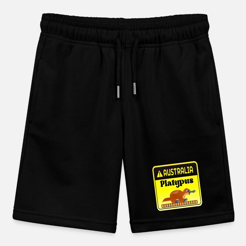 Australia Platypus Warning - Mammals Stanley/Stella MINI BOLTER Organic Teen Jogging Shorts
