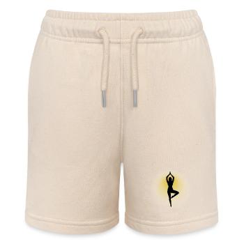 Silhouette 1 - Stanley/Stella MINI BOLTER Organic Teen Jogging Shorts - soft Ecru - Front