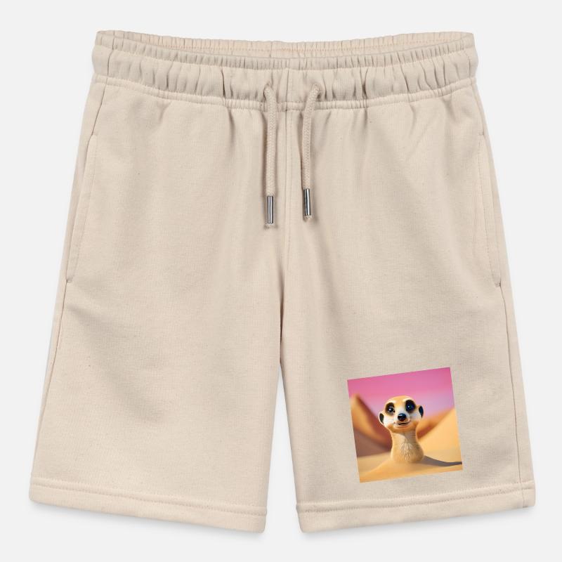 Erdmännchen, Erdmännchen-Familie, Erdmännchen-Humor Stanley/Stella Teenager Bio-Joggingshorts MINI BOLTER