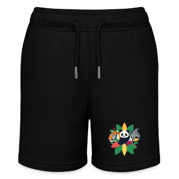 Tigre Panda Zèbre - Short bio MINI BOLTER Stanley/Stella Ado - noir - Devant
