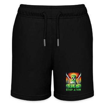 Stop Atom – Radioaktiver - Stanley/Stella Teenager Bio-Joggingshorts MINI BOLTER - Schwarz - Vorne