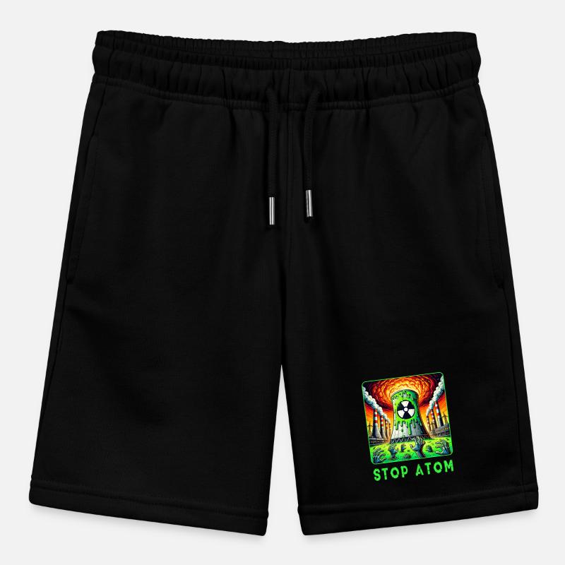 Stop Atom – Radioactive Stanley/Stella MINI BOLTER Organic Teen Jogging Shorts