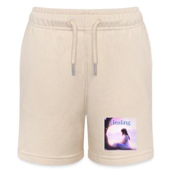 Heilung im Gange – Quiet Strength Editi - Stanley/Stella Teenager Bio-Joggingshorts MINI BOLTER - Natur - Vorne