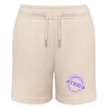 Geschenk für Athos - Stanley/Stella Teenager Bio-Joggingshorts MINI BOLTER - Natur - Vorne