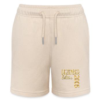 21st Birthday Birthday 2005 December - Stanley/Stella MINI BOLTER Organic Teen Jogging Shorts - soft Ecru - Front