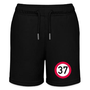 37e anniversaire Attention ! Panneau de signalisation 37 Km/h - Short bio MINI BOLTER Stanley/Stella Ado - noir - Devant