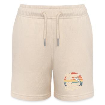 Kabeljau Tag Kabeljau immer - Stanley/Stella Teenager Bio-Joggingshorts MINI BOLTER - Natur - Vorne