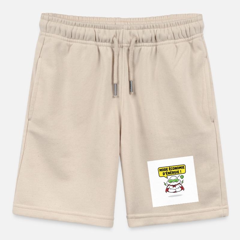 Superhero Cloud Saving Energy Mode Stanley/Stella MINI BOLTER Organic Teen Jogging Shorts