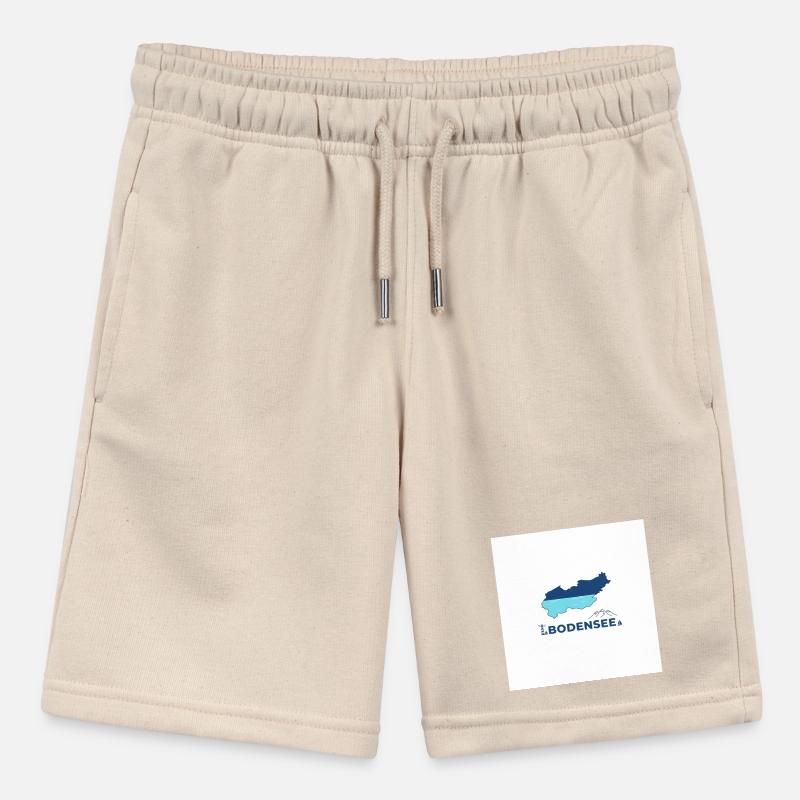 Bodensee Landschaftslogo Seeufer Stanley/Stella Teenager Bio-Joggingshorts MINI BOLTER