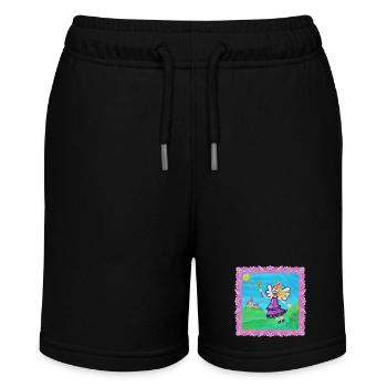 Inner Child Princess - Sonja von Staden - Stanley/Stella MINI BOLTER Organic Teen Jogging Shorts - black - Front