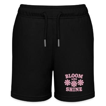 Fleurir et briller Joyeuse florale - Short bio MINI BOLTER Stanley/Stella Ado - noir - Devant