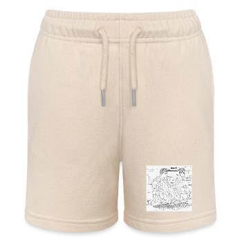 Human or robot - Stanley/Stella MINI BOLTER Organic Teen Jogging Shorts - soft Ecru - Front