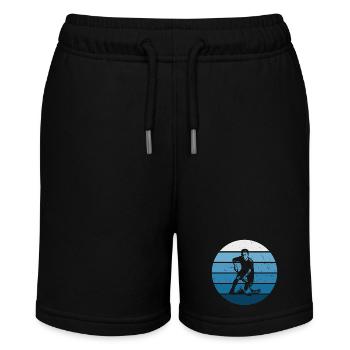 Floorball court et clair - Short bio MINI BOLTER Stanley/Stella Ado - noir - Devant
