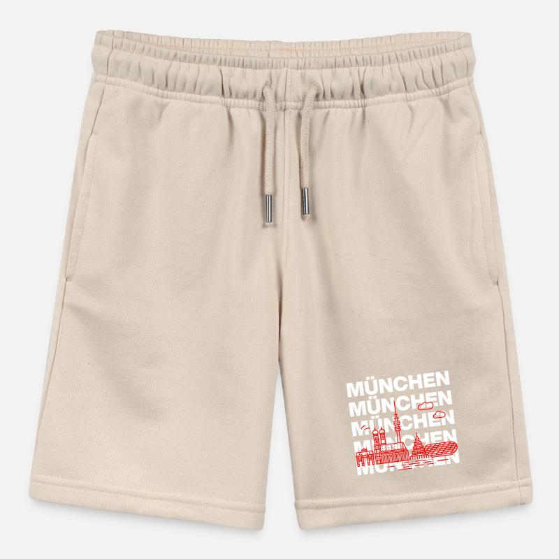 MÜNCHEN SKYLINE STACK – MIA SAN MUNICH Stanley/Stella Teenager Bio-Joggingshorts MINI BOLTER