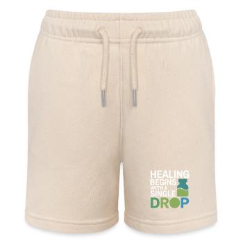 Homeopathy Healing Begins Single Drop Professional - Stanley/Stella MINI BOLTER Organic Teen Jogging Shorts - soft Ecru - Front