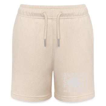 I Think You Dropped This Gehirn Sarkasmus Humor - Stanley/Stella Teenager Bio-Joggingshorts MINI BOLTER - Natur - Vorne