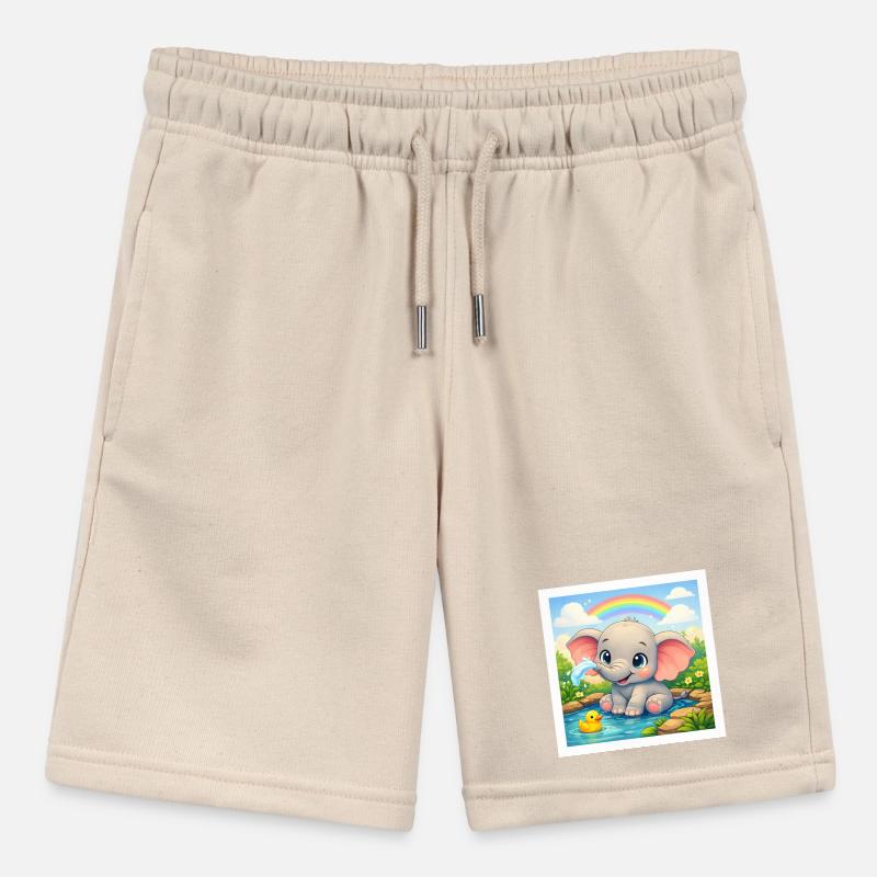 Elli der Elefant Stanley/Stella Teenager Bio-Joggingshorts MINI BOLTER