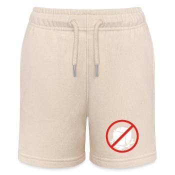No Symbol Anti Deportation Pro Immigrant March - Stanley/Stella MINI BOLTER Organic Teen Jogging Shorts - soft Ecru - Front