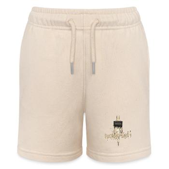 BEIGE-ME! (Liebe, Malerei) - Stanley/Stella Teenager Bio-Joggingshorts MINI BOLTER - Natur - Vorne
