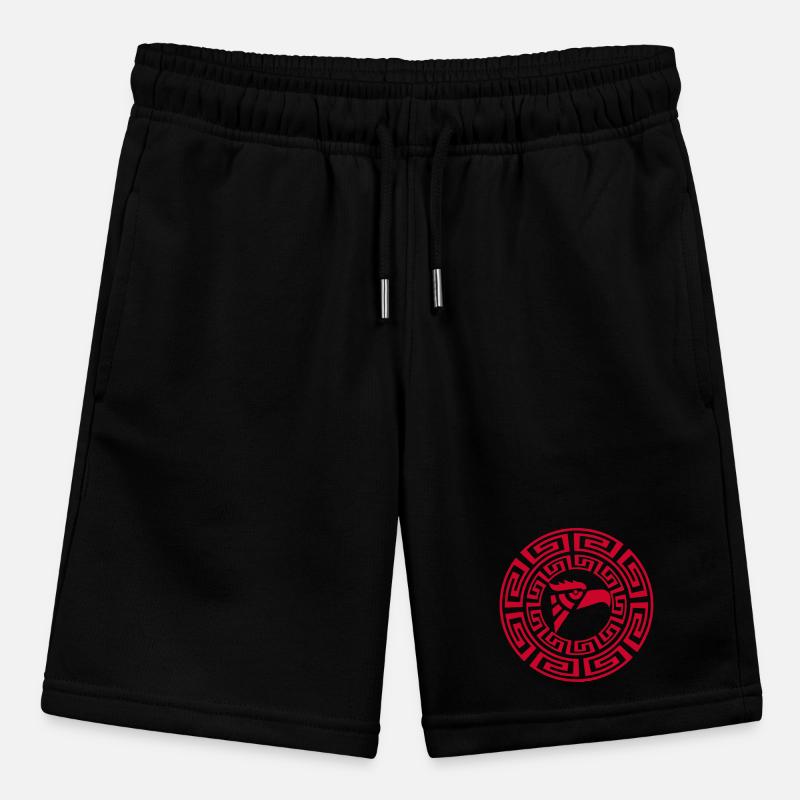 Red Eagle Emblem Stanley/Stella MINI BOLTER Organic Teen Jogging Shorts