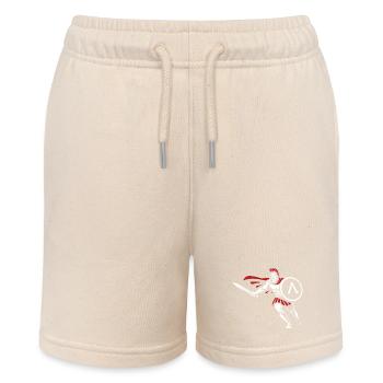 Spartan Attack Sword Shield Spartan-Maskottchen - Stanley/Stella Teenager Bio-Joggingshorts MINI BOLTER - Natur - Vorne