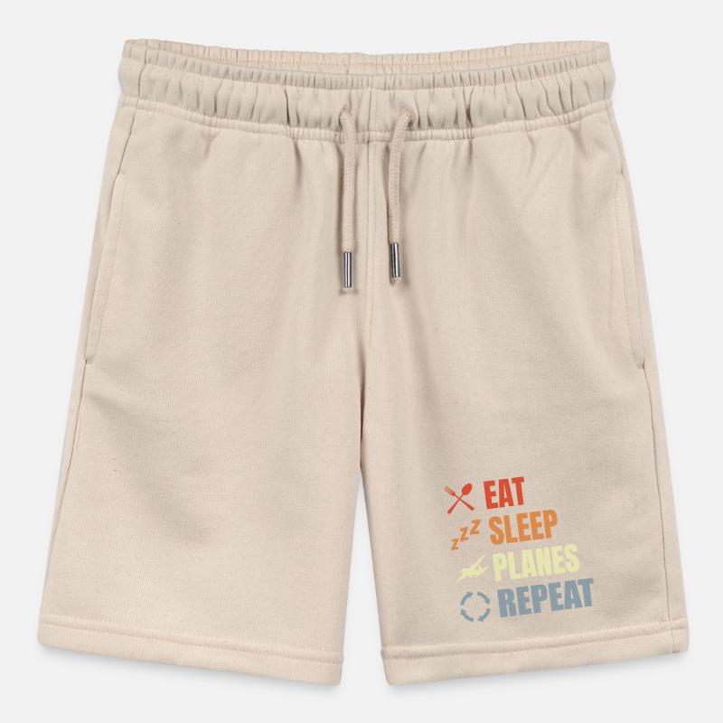 Eat Sleep Planes Repeat Stanley/Stella Teenager Bio-Joggingshorts MINI BOLTER