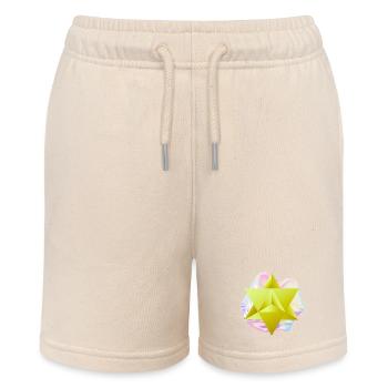 Surreal Merkaba Star - Stanley/Stella MINI BOLTER Organic Teen Jogging Shorts - soft Ecru - Front