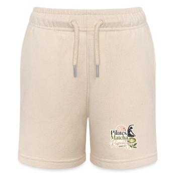 Pilates - Matcha - Repeat - Stanley/Stella MINI BOLTER Organic Teen Jogging Shorts - soft Ecru - Front