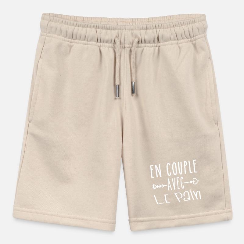 Couples with Bread, Bread Fans Gift Stanley/Stella MINI BOLTER Organic Teen Jogging Shorts