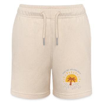 You're so golden - sun desert graphic - Stanley/Stella MINI BOLTER Organic Teen Jogging Shorts - soft Ecru - Front