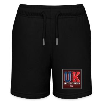 UK - Stanley/Stella MINI BOLTER Organic Teen Jogging Shorts - black - Front