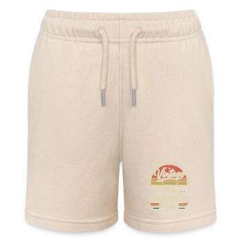 Vintage Original Geburtstag Geschenkidee 2004 - Stanley/Stella Teenager Bio-Joggingshorts MINI BOLTER - Natur - Vorne