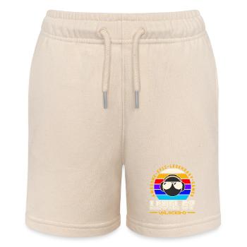 Level 67 - Stanley/Stella MINI BOLTER Organic Teen Jogging Shorts - soft Ecru - Front