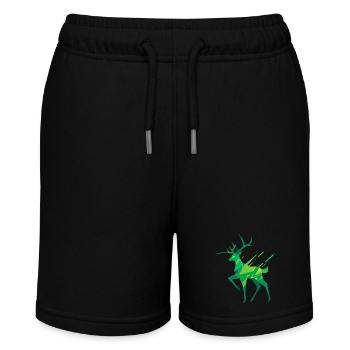Cerf licorne vert - Short bio MINI BOLTER Stanley/Stella Ado - noir - Devant