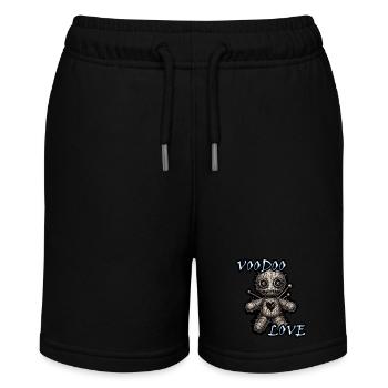 VOODOO LOVE Boy - Stanley/Stella Teenager Bio-Joggingshorts MINI BOLTER - Schwarz - Vorne