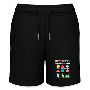 Formes géométriques avec des dictons positifs - Short bio MINI BOLTER Stanley/Stella Ado - noir - Devant