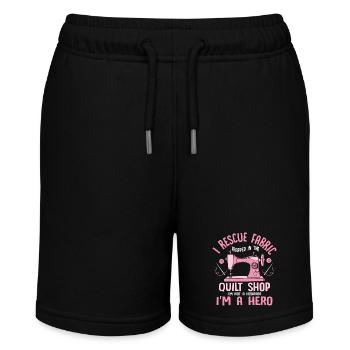 Je sauve le tissu piégé dans la boutique de courtepointe Quilter - Short bio MINI BOLTER Stanley/Stella Ado - noir - Devant