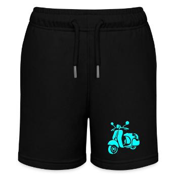 Retro Roller - Stanley/Stella Teenager Bio-Joggingshorts MINI BOLTER - Schwarz - Vorne