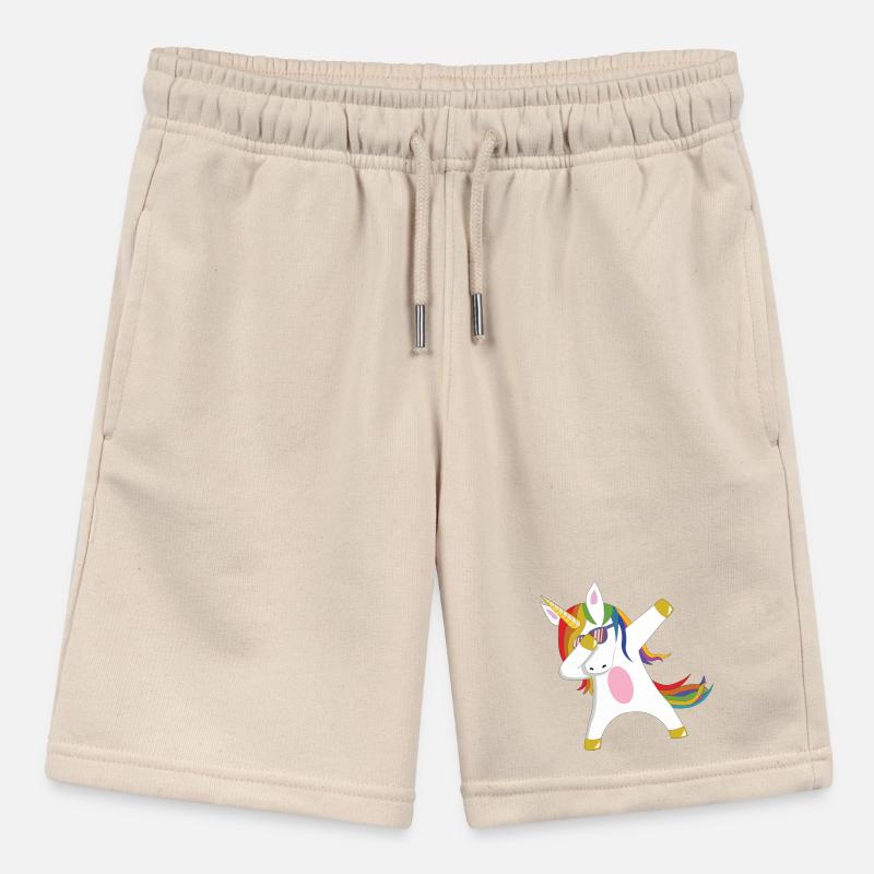 Dabbing Unicorn Geschenkidee dabbendes Einhorn Dab Stanley/Stella Teenager Bio-Joggingshorts MINI BOLTER