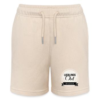 Lieblingsort Greetsiel - Stanley/Stella Teenager Bio-Joggingshorts MINI BOLTER - Natur - Vorne