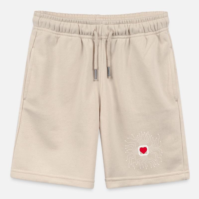 The heart is a machine Stanley/Stella MINI BOLTER Organic Teen Jogging Shorts
