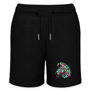 Zebra - Stanley/Stella MINI BOLTER Organic Teen Jogging Shorts - black - Front