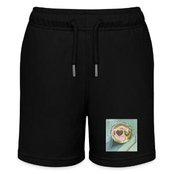 I luv Matcha Artistic Snack Illustration - Stanley/Stella MINI BOLTER Organic Teen Jogging Shorts - black - Front